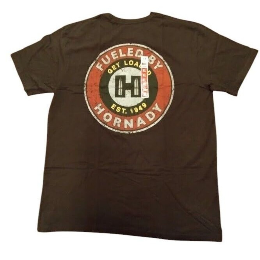 Hornady Gas Station Size XL Tee Shirt Casual Tar Ammo Reloading Short Sleeve